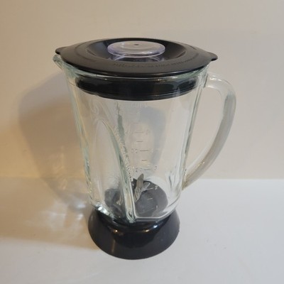 Blender Glass Pitcher 53519 Hamilton Beach Wave Action 48oz 6 Cups Lid Base Used