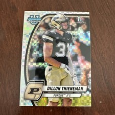 DILLION Thieneman 2024 Bowman Chrome U University #62 Purdue 1st X-FRACTOR