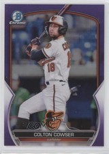 2023 Bowman Chrome Prospects Purple Refractor /250 Colton Cowser #BCP-144 19ed