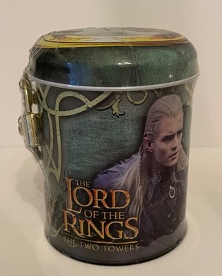 Playworks LOTR The Two Towers Legolas tin coin bank with lock & keys  2002