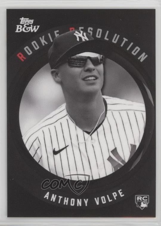 2023 Topps Black & White Rookie Resolution Anthony Volpe #RR5 RC 16wc
