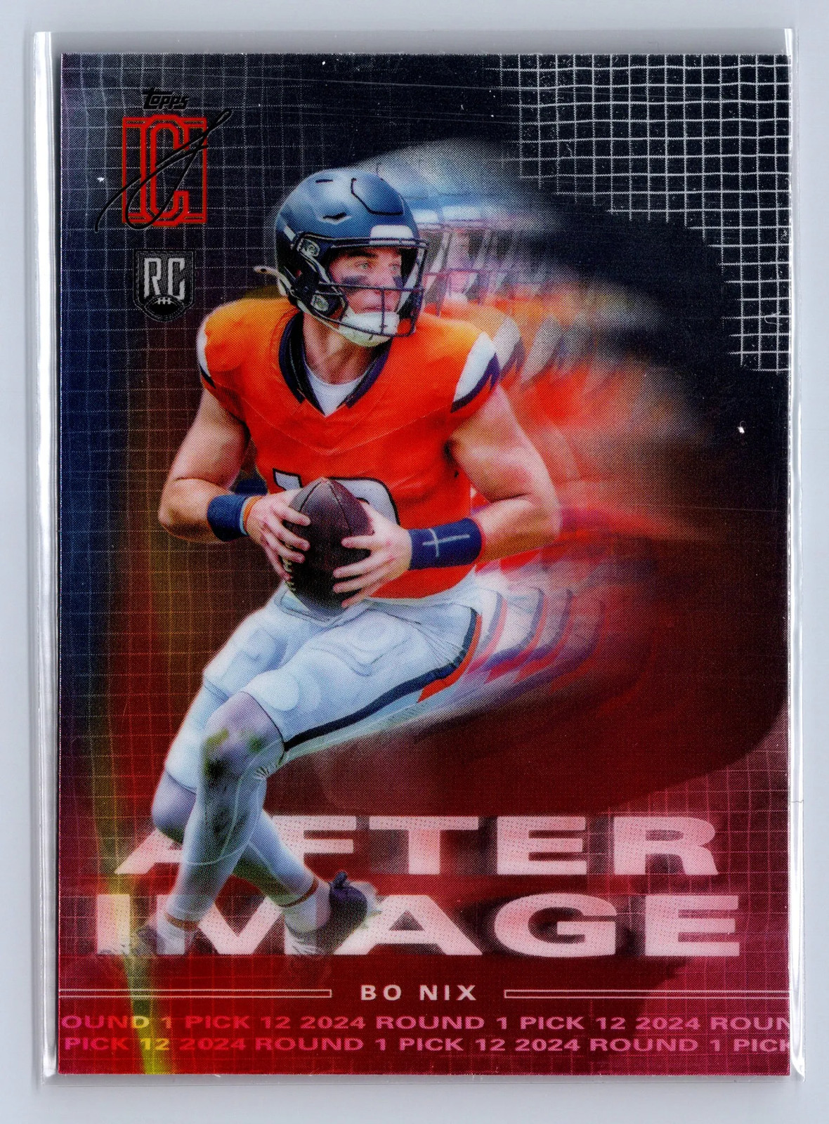 2024 Topps Signature Class Bo Nix After Image #AI-9