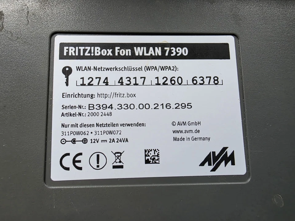 AVM FRITZBox 7390 + 3179 VDSL WLAN MODEM - Bild 2 von 4