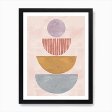 Bowls Art Print Framed Wall Art Poster Canvas Print Picture