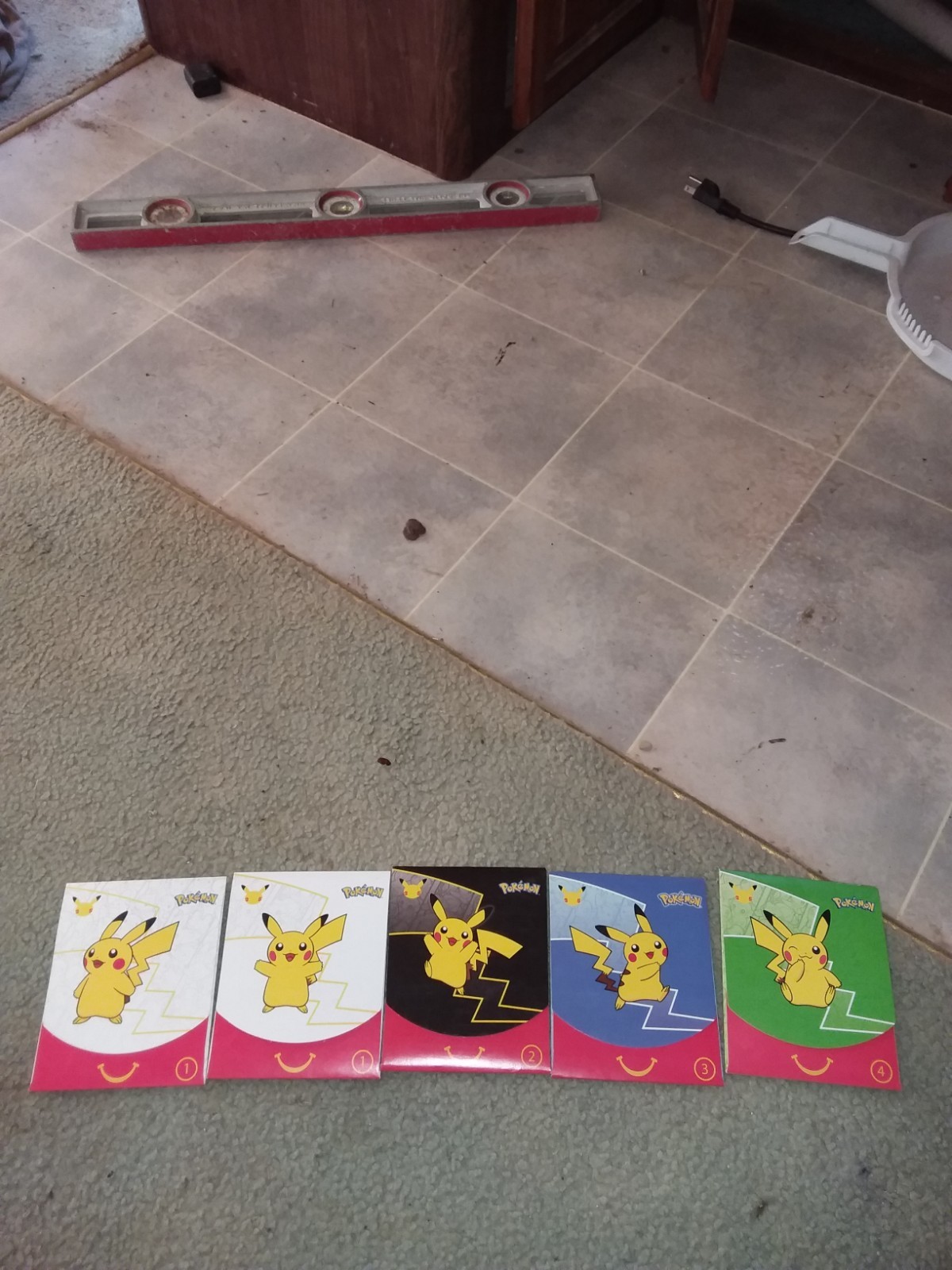 (3) 2021 McDonalds 25th Anniversary Sealed Pokemon Packs from sealed case