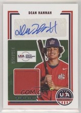 2022 Panini USA Baseball Stars & Stripes Signatures 198/299 Dean Hannah Auto uk2