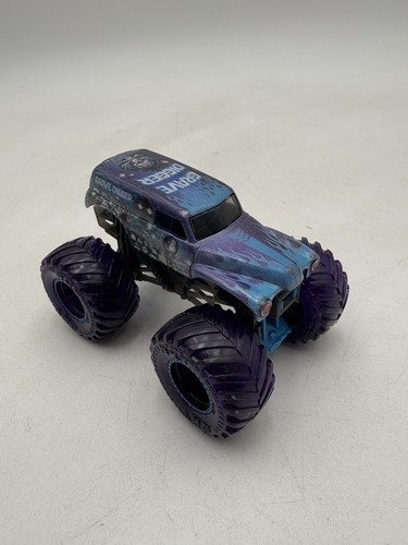 Monster Jam Gears And Galaxies Grave Digger Purple Truck Figure