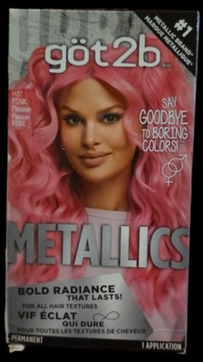 got2b Permanent Hair Color Metallics M87 Pink Passion 1 Application