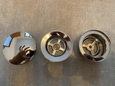 Piletta lavabo click clack universale tappo lavabo lavello bidet INOX cromato