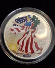 US Mint American Eagle 2000 1 oz 0.999 Fine Silver Coin Uncertified