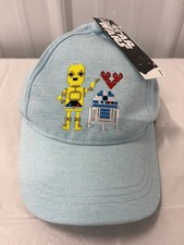 Star Wars Character Girls One Size Hat OSFM R2-D2 C-3PO Lucas Film Star Wars