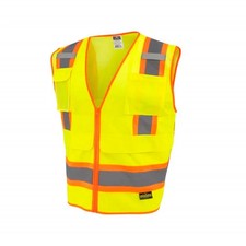 Radians SV69-2ZGM-XL High Visibility/Type R Class 2 Vests Hi-Vis Green - Size XL
