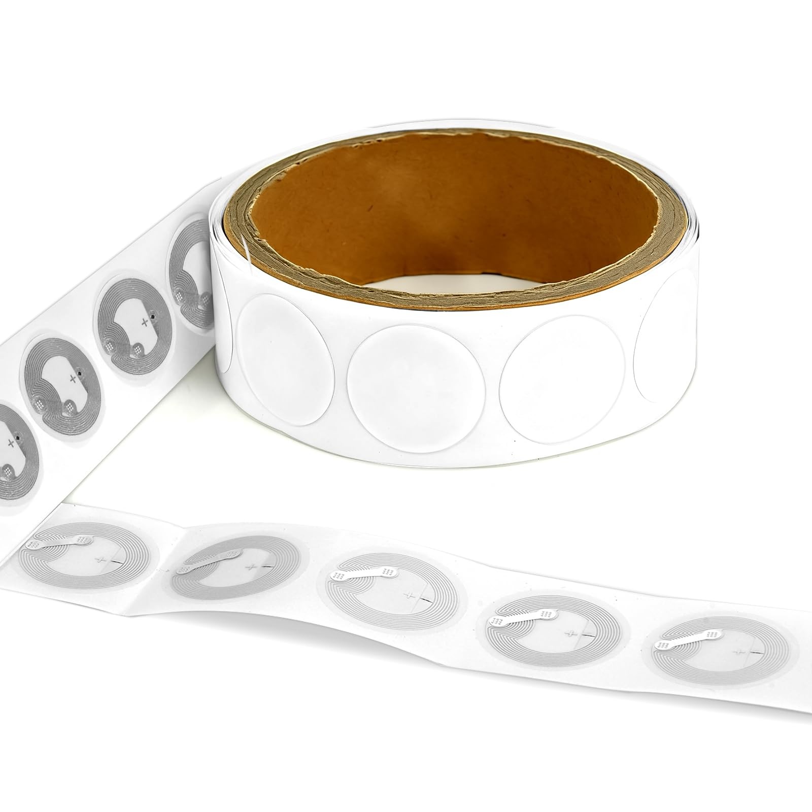 TYCIOT 50pcs NFC Tags Sticker Programmable 25mm, White Nfc