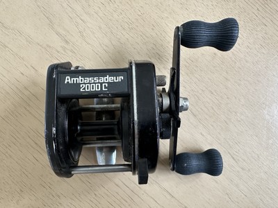 送料無料 ABU ambassadeur アブ アンバサダー 2000C レッド ベアリング仕様