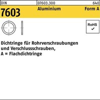 Flachdichtring Din 7603 27X32X2 Aluminium 100 StüCk
