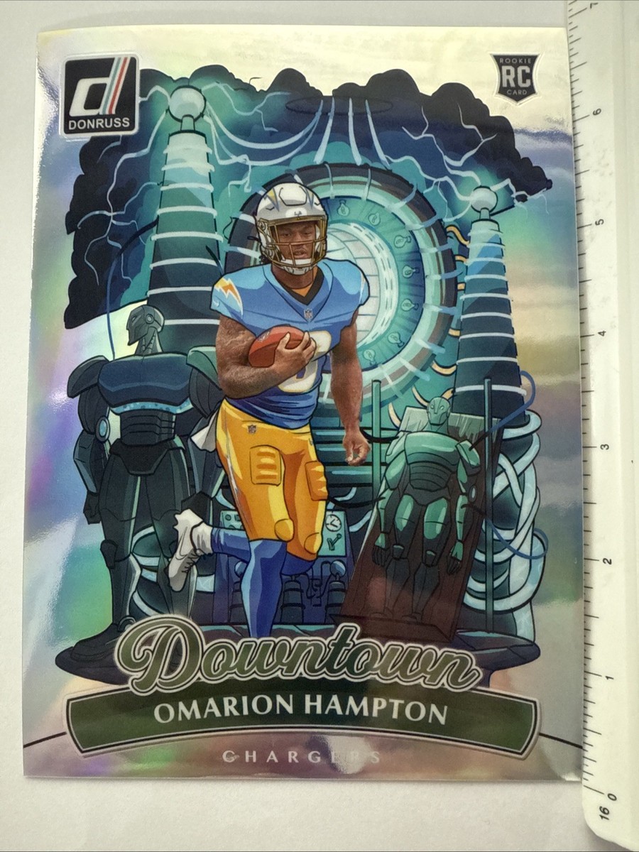 2025 Panini Donruss NFL Oversized DOWNTOWN OMARION HAMPTON #16 RC