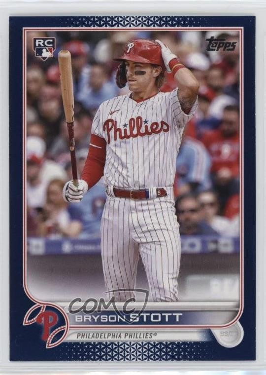 2022 Topps Update Royal Blue Bryson Stott #US224 Rookie RC 0k0o