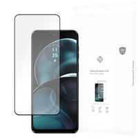 Panzerfolie Schutzglas Motorola Moto G14 Displayschutz - Cazy - Schwarz