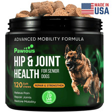 Pawious Hip and Joint Supplement for Dogs  Glucosamine for Dogs  Dog Joint