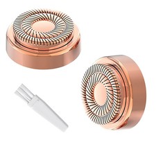 Facial Hair Remover Replacement Heads For Flawless Gen1, Rose Gold, Pack of 2