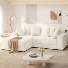 111    Sectional Cloud Couches with L Shaped Chaise