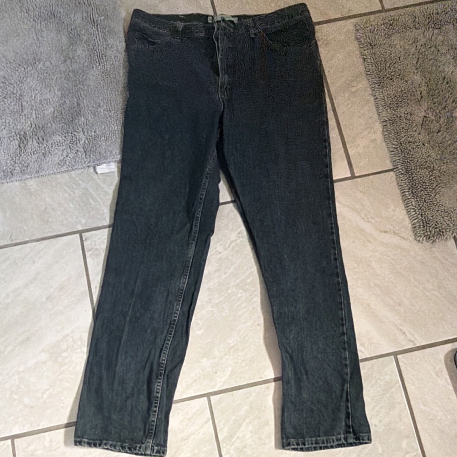 's Regular Fit Straight Dark Blue Denim Cotton Jeans 5-pocke