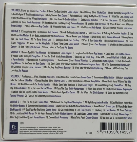 the greatest ever 5 CD Set GREAT VOICES - 100 HITS 100 Original Artists - NEU - Bild 2 von 2