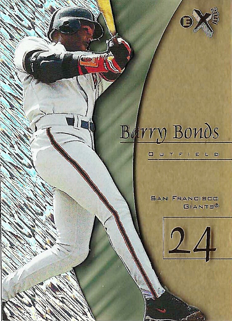 BARRY BONDS 1998 Skybox E-X 2001 Card #2 San Francisco Giants