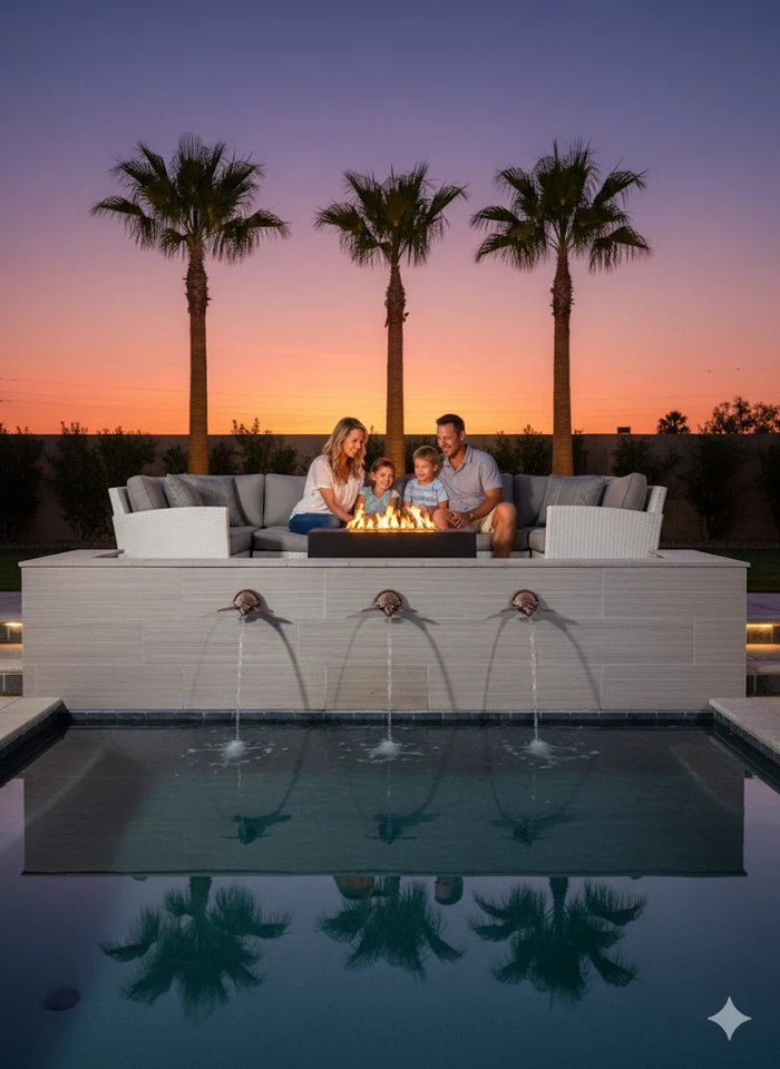 Vertedouro de tartaruga marinha e descida pura característica de água impressionante por piscinas de artista - Imagem 2 de 4