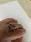 Sterling turtle ring size 8 1/2 movable head,fins and tail — photo 1