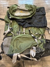 Gregory Whitney Green Hiking 90L Backpack Whitney Rig Outdoors Waistbelt