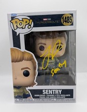 Lewis Pullman "Thunderbolts" AUTOGRAPH Signed 'Sentry' 1485 Funko Pop C ACOA