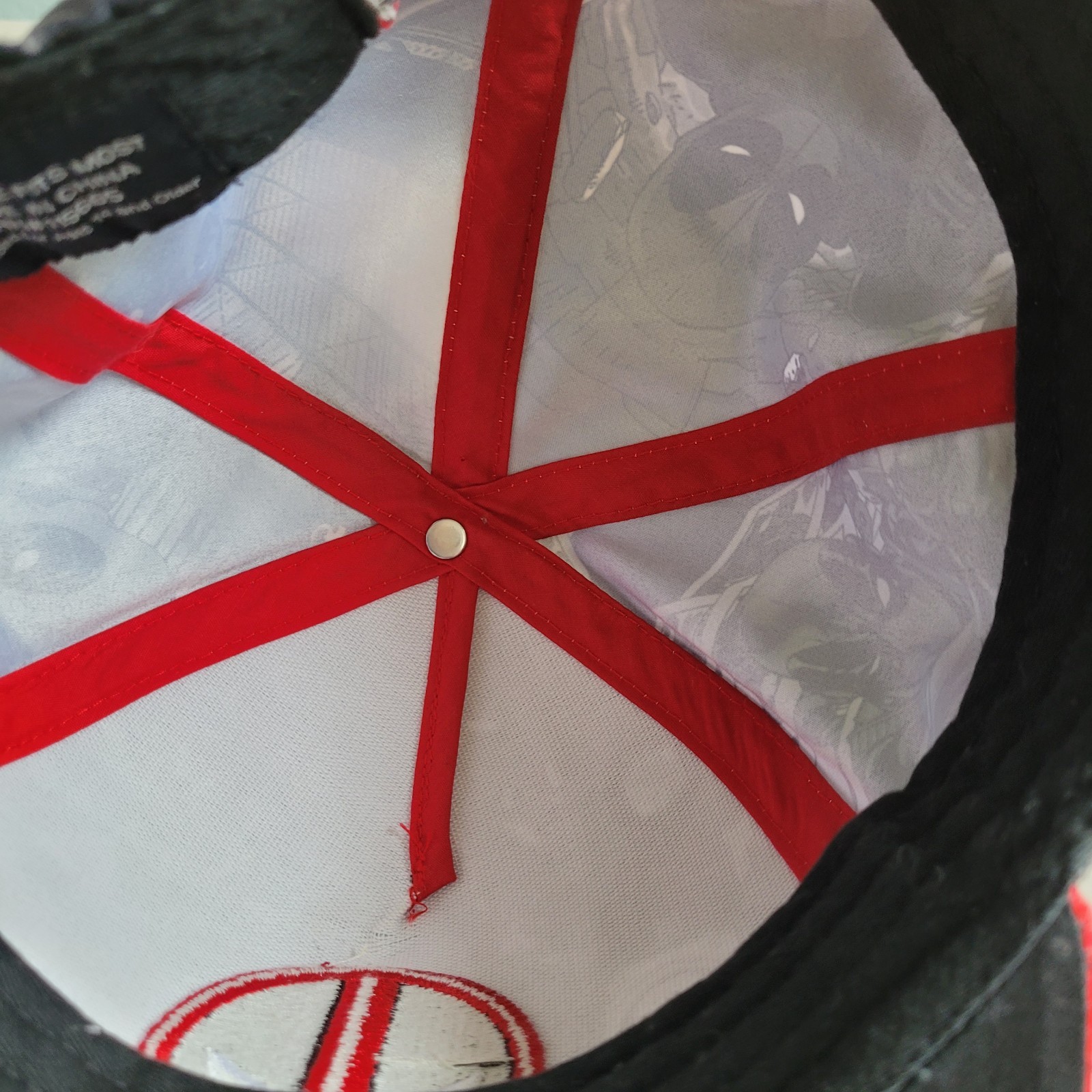 Marvel Comics Deadpool Cap Logo Sublimated All Ov… - image 9