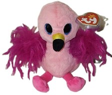 Ty Beanie Baby Babies  FRILLY the Pink Flamingo 6" NEW Stuffed Animal Toy