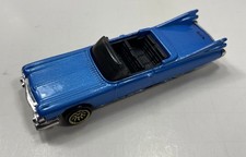 1988 Hot Wheels '59 Cadillac Eldorado Convertible 2097 Toy Die-Cast Blue Car