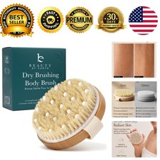 Dry Brushing Body Brush for Lymphatic Drainage Cellulite Massage