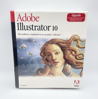 Adobe Illustrator 10 for Windows Brand New, Factory Sealed
