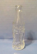 Coca-Cola Miniature Glass Bottle Clear Coca-Cola Bottle