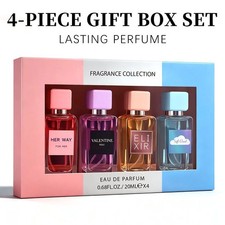 4-Piece Women's Perfume Gift Set 0.68oz Each  - 4Long-Lasting Sweet  Fresh