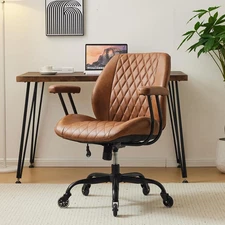 Home Office Desk Chair Office Rubber Casters Ergonomic Computer Chair with Lumba