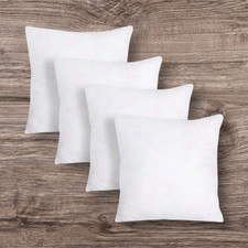 New Room Essentials 4 Pillow Covers White Decorative 16" x 16" New