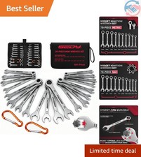 Midget Wrench Set - 22-piece Mini Combination Wrench Set Metric Sae Ignitio...