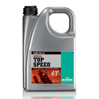 Motorex Top Speed 4T 10W/30 4L Synthetisches JASO MA2 Hochleistungsmotorenöl