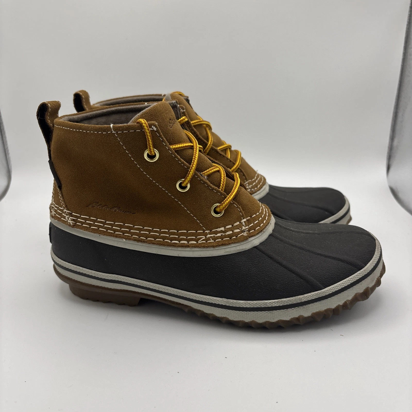 Eddie Bauer Hunt Pac Waterproof Mid Winter Duck Boots Womens 6.5