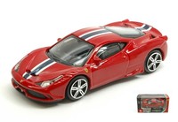 Statisches Modellauto Burago Ferrari 458 Special Rot Modellbau Massstab 1:43