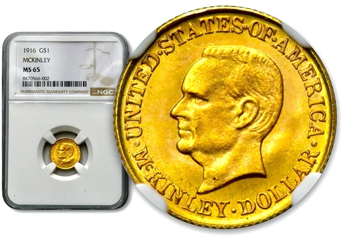 1916 McKinley Gold Commemorative — photo from the most recent tracked eBay sale