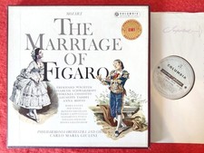 **Columbia SAX 2381-84 UK B/S ED1** Mozart The Marriage of Figaro Giulini 4 X NM