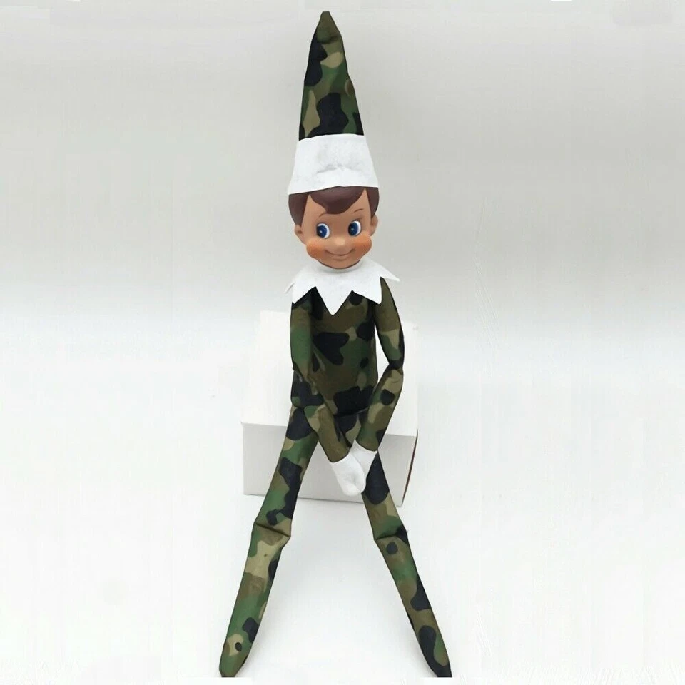 Muñeca elfa de 12,99 pulgadas muñeca de peluche tradición navideña Foto 4 de 4