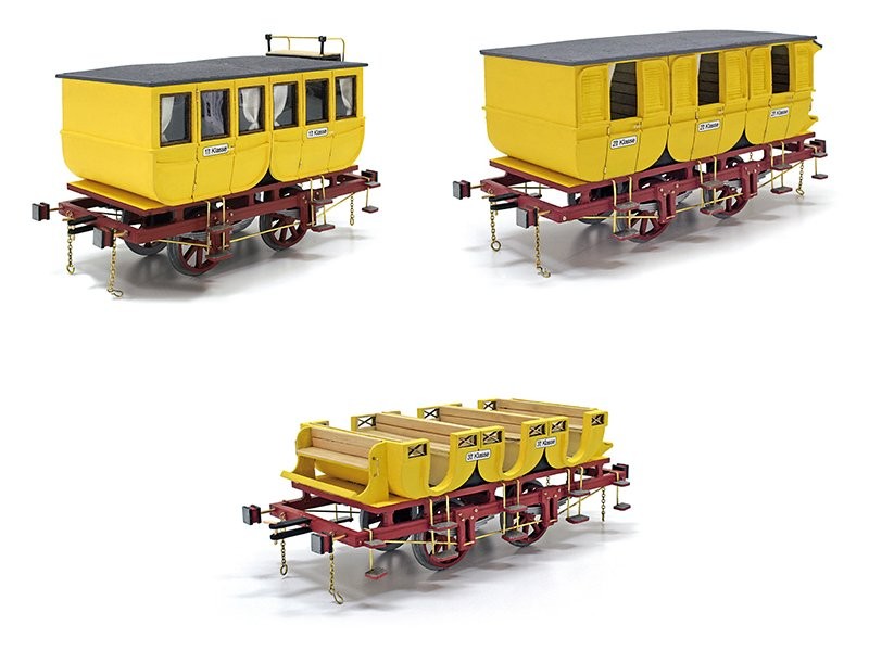 Maquette Adler en bois OcCre 56001 à l'échelle 1/24 G pour modélisme ferroviaire