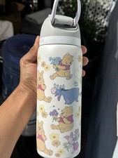 Owala FreeSip 32 oz Insulated Stainless Steel Water Bottle White Winnie the Pooh
